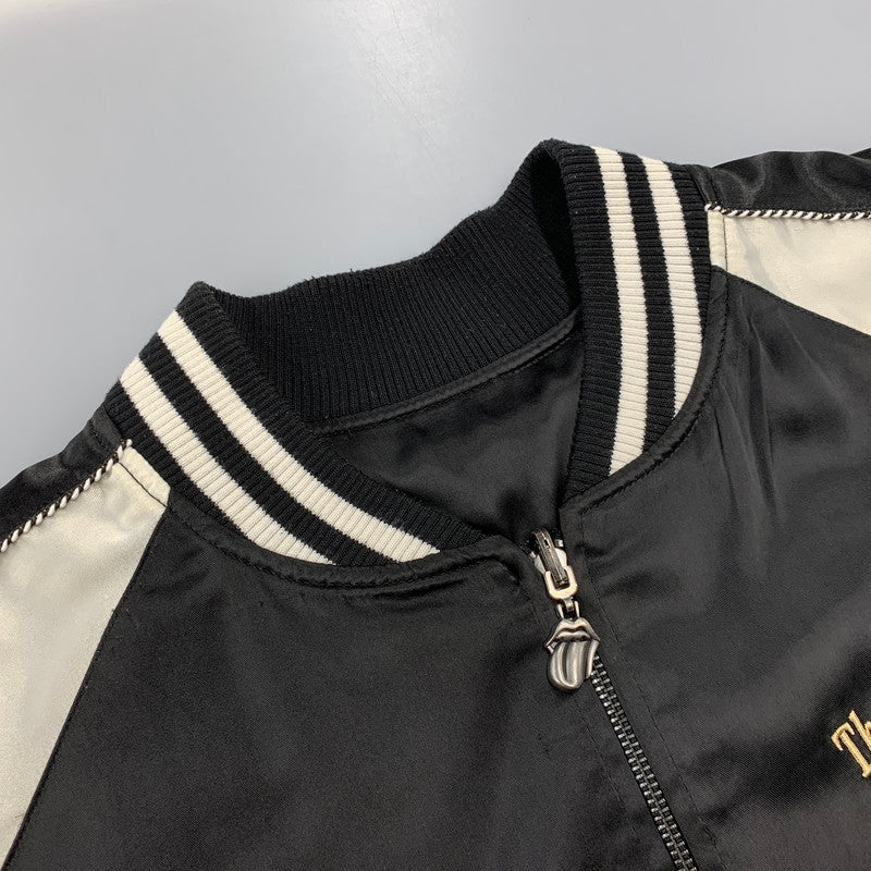 【中古品】【メンズ】 JACK ROSE×THE ROLLING STONES ジャックローズ ローリングストーンズ 270705J REVERSIBLE SUKAJAN リバーシブル スカジャン アウター 145-260821-cs-01-izu サイズ：4 カラー：ブラック 万代Net店