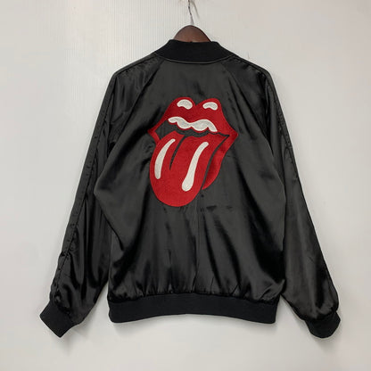 【中古品】【メンズ】 JACK ROSE×THE ROLLING STONES ジャックローズ ローリングストーンズ 270705J REVERSIBLE SUKAJAN リバーシブル スカジャン アウター 145-260821-cs-01-izu サイズ：4 カラー：ブラック 万代Net店
