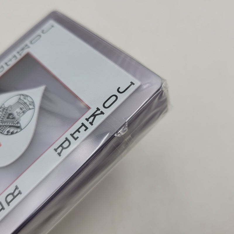 【中古美品】 SUPREME シュプリーム BICYCLER CLEAR PLAYING CARDS バイスクル クリア プレイング カード トランプ 208-260818-cs-14-izu カラー：レッド 万代Net店