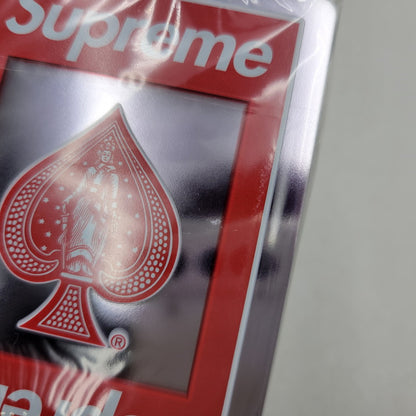 【中古美品】 SUPREME シュプリーム BICYCLER CLEAR PLAYING CARDS バイスクル クリア プレイング カード トランプ 208-260818-cs-14-izu カラー：レッド 万代Net店