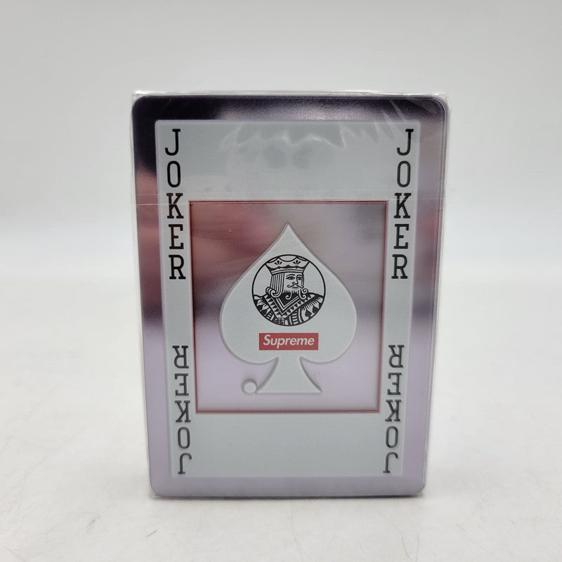 【中古美品】 SUPREME シュプリーム BICYCLER CLEAR PLAYING CARDS バイスクル クリア プレイング カード トランプ 208-260818-cs-14-izu カラー：レッド 万代Net店