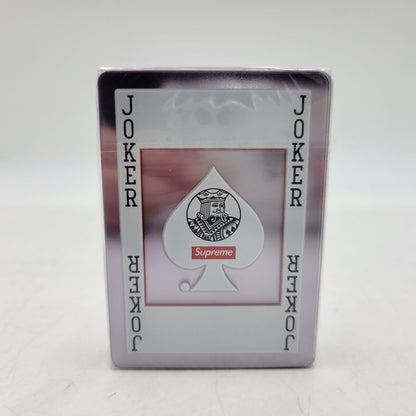 【中古美品】 SUPREME シュプリーム BICYCLER CLEAR PLAYING CARDS バイスクル クリア プレイング カード トランプ 208-260818-cs-14-izu カラー：レッド 万代Net店