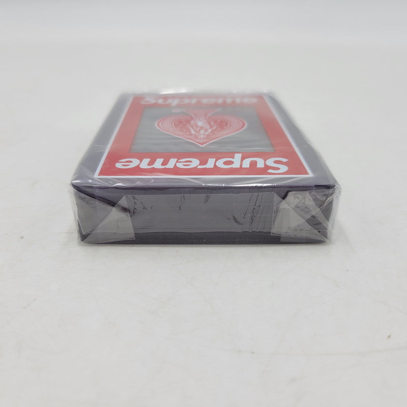 【中古美品】 SUPREME シュプリーム BICYCLER CLEAR PLAYING CARDS バイスクル クリア プレイング カード トランプ 208-260818-cs-14-izu カラー：レッド 万代Net店