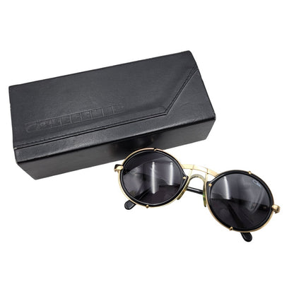 【中古品】【メンズ/レディース】 CAZAL カザール METAL FRAME SUNGLASSES カザール MOD644 メタルフレーム サングラス 203-260817-as-10-izu サイズ：53□12 カラー：ブラック×ゴールド 万代Net店