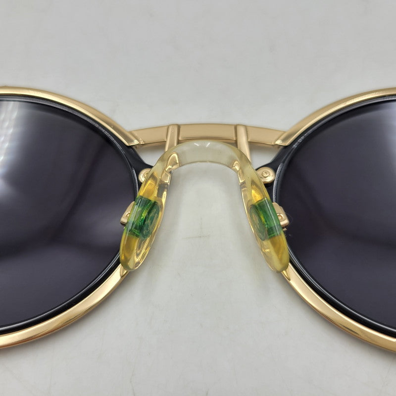 【中古品】【メンズ/レディース】 CAZAL カザール METAL FRAME SUNGLASSES カザール MOD644 メタルフレーム サングラス 203-260817-as-10-izu サイズ：53□12 カラー：ブラック×ゴールド 万代Net店