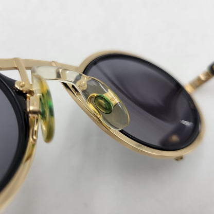 【中古品】【メンズ/レディース】 CAZAL カザール METAL FRAME SUNGLASSES カザール MOD644 メタルフレーム サングラス 203-260817-as-10-izu サイズ：53□12 カラー：ブラック×ゴールド 万代Net店