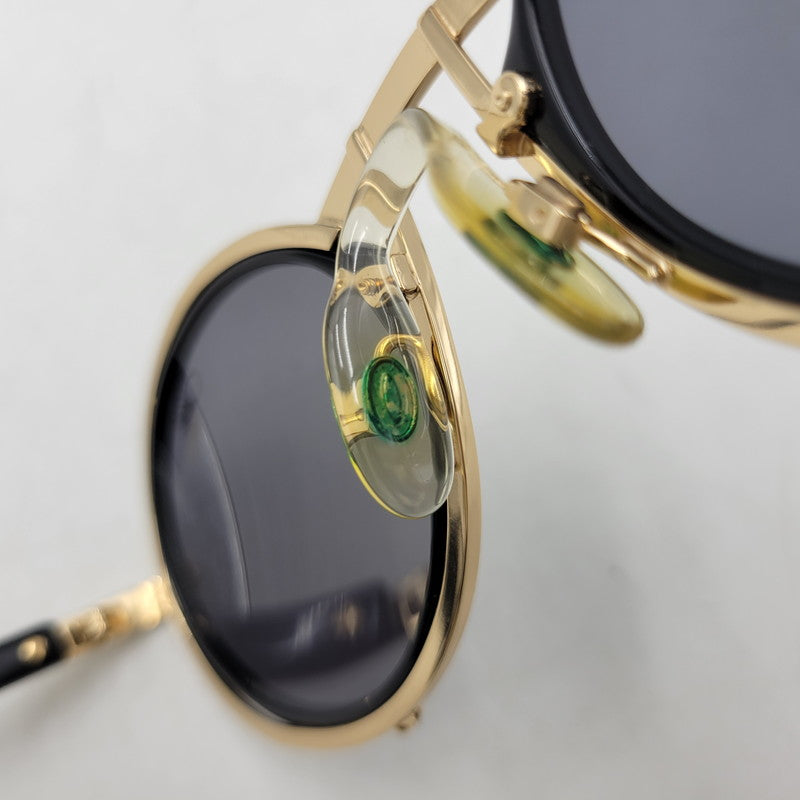 【中古品】【メンズ/レディース】 CAZAL カザール METAL FRAME SUNGLASSES カザール MOD644 メタルフレーム サングラス 203-260817-as-10-izu サイズ：53□12 カラー：ブラック×ゴールド 万代Net店