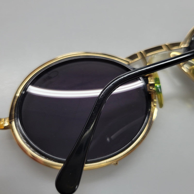 【中古品】【メンズ/レディース】 CAZAL カザール METAL FRAME SUNGLASSES カザール MOD644 メタルフレーム サングラス 203-260817-as-10-izu サイズ：53□12 カラー：ブラック×ゴールド 万代Net店