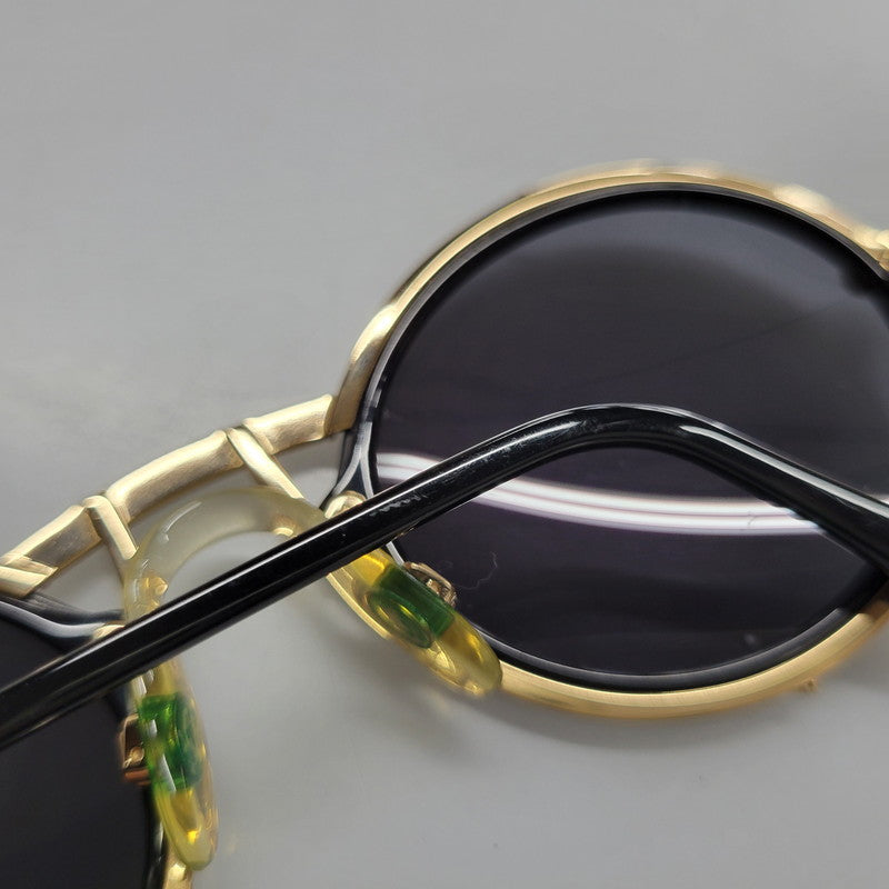 【中古品】【メンズ/レディース】 CAZAL カザール METAL FRAME SUNGLASSES カザール MOD644 メタルフレーム サングラス 203-260817-as-10-izu サイズ：53□12 カラー：ブラック×ゴールド 万代Net店