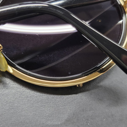 【中古品】【メンズ/レディース】 CAZAL カザール METAL FRAME SUNGLASSES カザール MOD644 メタルフレーム サングラス 203-260817-as-10-izu サイズ：53□12 カラー：ブラック×ゴールド 万代Net店