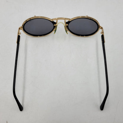【中古品】【メンズ/レディース】 CAZAL カザール METAL FRAME SUNGLASSES カザール MOD644 メタルフレーム サングラス 203-260817-as-10-izu サイズ：53□12 カラー：ブラック×ゴールド 万代Net店