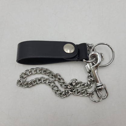 【中古品】【メンズ/レディース】 SUPREME シュプリーム LEATHER CHAIN WALLET レザー チェーン ウォレット 財布 三つ折り財布 200-260818-cs-15-izu カラー：ブラック 万代Net店