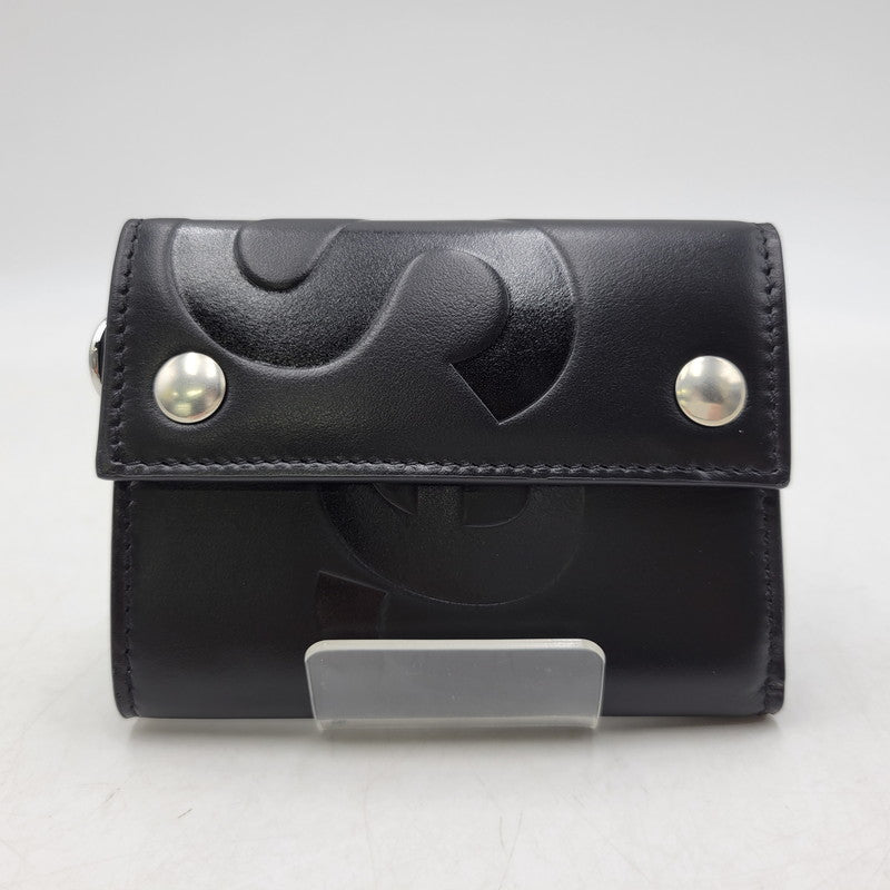 【中古品】【メンズ/レディース】 SUPREME シュプリーム LEATHER CHAIN WALLET レザー チェーン ウォレット 財布 三つ折り財布 200-260818-cs-15-izu カラー：ブラック 万代Net店