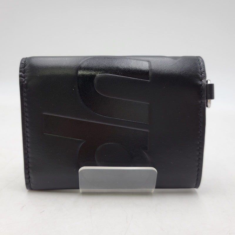 【中古品】【メンズ/レディース】 SUPREME シュプリーム LEATHER CHAIN WALLET レザー チェーン ウォレット 財布 三つ折り財布 200-260818-cs-15-izu カラー：ブラック 万代Net店