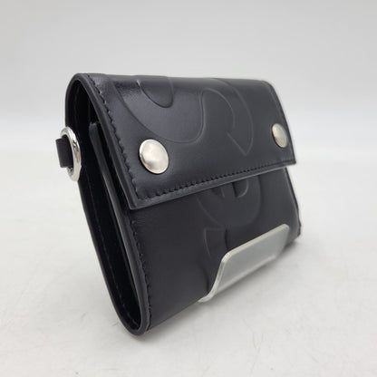【中古品】【メンズ/レディース】 SUPREME シュプリーム LEATHER CHAIN WALLET レザー チェーン ウォレット 財布 三つ折り財布 200-260818-cs-15-izu カラー：ブラック 万代Net店