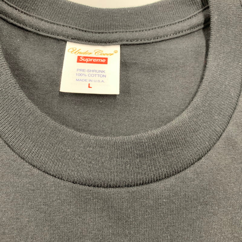 【中古品】【メンズ】 SUPREME シュプリーム×UNDERCOVER アンダーカバー 23SS FACE TEE フェイス Tシャツ トップス 半袖 149-260818-cs-03-izu サイズ：L カラー：ブラック 万代Net店