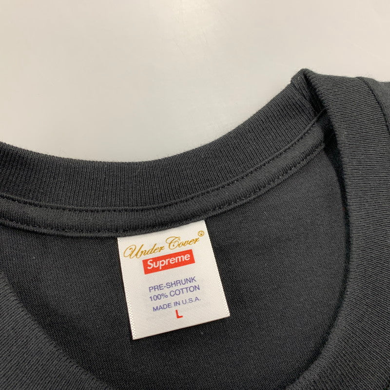【中古品】【メンズ】 SUPREME シュプリーム×UNDERCOVER アンダーカバー 23SS FACE TEE フェイス Tシャツ トップス 半袖 149-260818-cs-03-izu サイズ：L カラー：ブラック 万代Net店