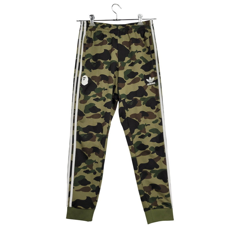 【中古品】【メンズ】 A BATHING APE アベイシングエイプ × ADIDAS アディダス BAPE TRACK PANTS DP0187 トラックパンツ 153-260822-as-03-izu サイズ：L カラー：マルチカラー 万代Net店