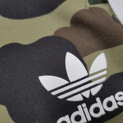 【中古品】【メンズ】 A BATHING APE アベイシングエイプ × ADIDAS アディダス BAPE TRACK PANTS DP0187 トラックパンツ 153-260822-as-03-izu サイズ：L カラー：マルチカラー 万代Net店