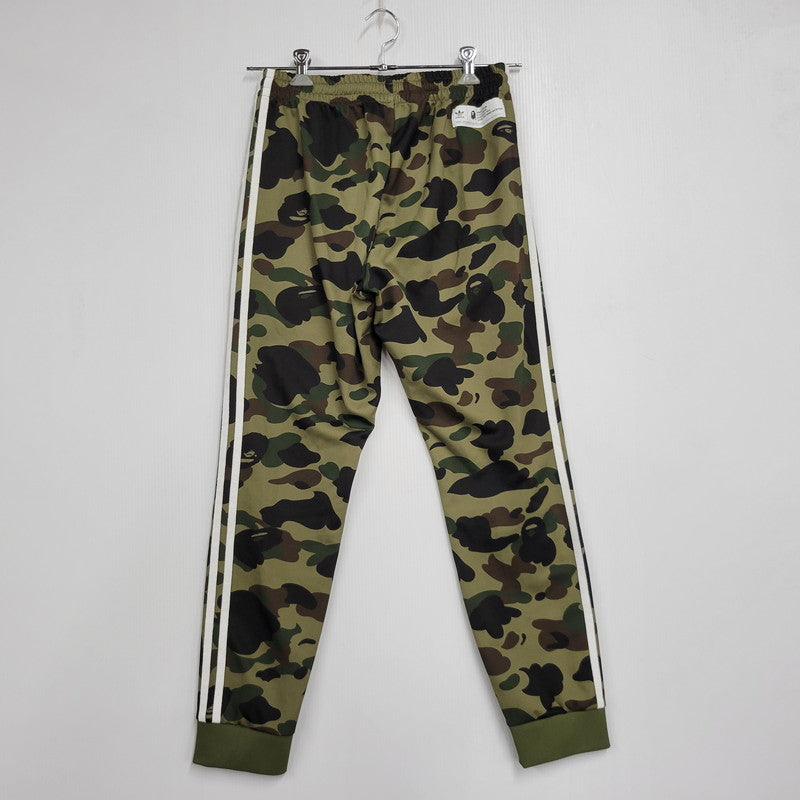 【中古品】【メンズ】 A BATHING APE アベイシングエイプ × ADIDAS アディダス BAPE TRACK PANTS DP0187 トラックパンツ 153-260822-as-03-izu サイズ：L カラー：マルチカラー 万代Net店