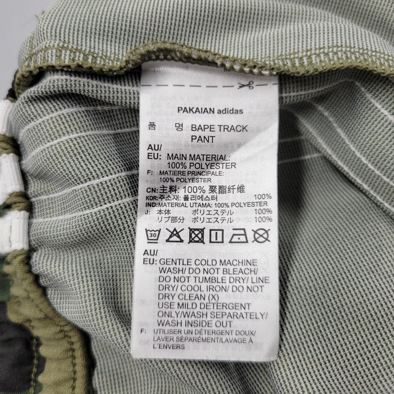 【中古品】【メンズ】 A BATHING APE アベイシングエイプ × ADIDAS アディダス BAPE TRACK PANTS DP0187 トラックパンツ 153-260822-as-03-izu サイズ：L カラー：マルチカラー 万代Net店