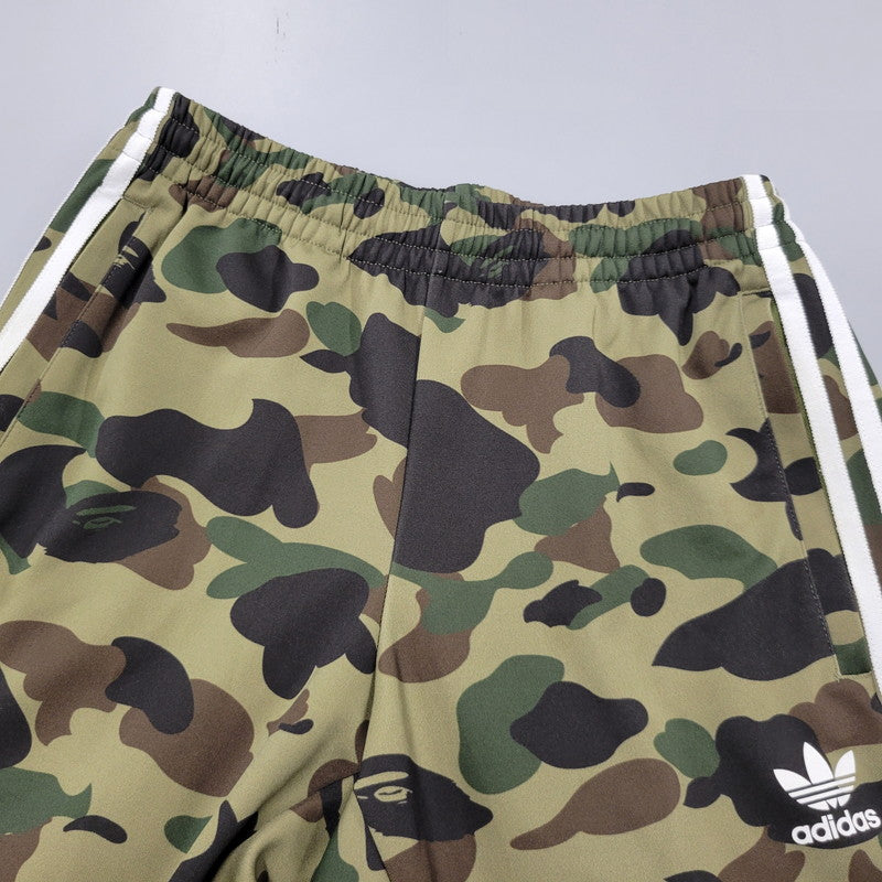 【中古品】【メンズ】 A BATHING APE アベイシングエイプ × ADIDAS アディダス BAPE TRACK PANTS DP0187 トラックパンツ 153-260822-as-03-izu サイズ：L カラー：マルチカラー 万代Net店