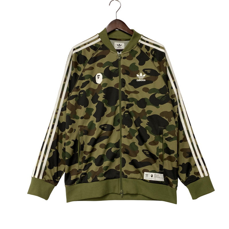 【中古品】【メンズ】 A BATHING APE アベイシングエイプ×ADIDAS アディダス DP0183 BAPE TRACK TOP ベイプ トラック トップ 長袖 142-260821-cs-12-izu サイズ：O カラー：マルチ 万代Net店