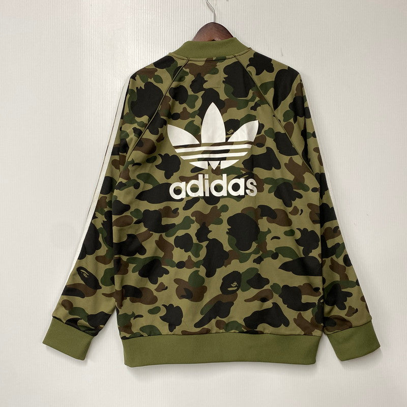 【中古品】【メンズ】 A BATHING APE アベイシングエイプ×ADIDAS アディダス DP0183 BAPE TRACK TOP ベイプ トラック トップ 長袖 142-260821-cs-12-izu サイズ：O カラー：マルチ 万代Net店