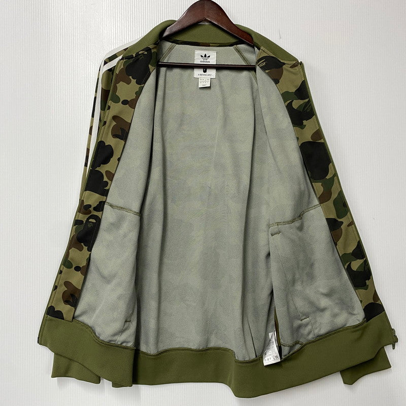 【中古品】【メンズ】 A BATHING APE アベイシングエイプ×ADIDAS アディダス DP0183 BAPE TRACK TOP ベイプ トラック トップ 長袖 142-260821-cs-12-izu サイズ：O カラー：マルチ 万代Net店