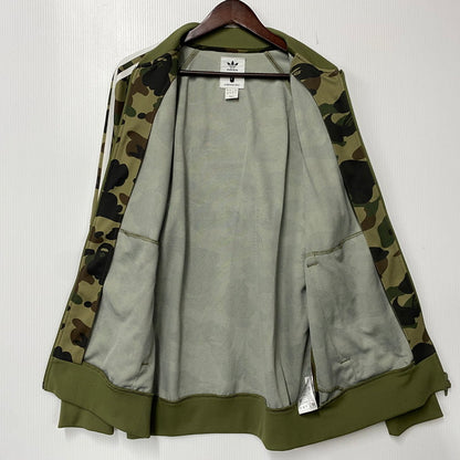 【中古品】【メンズ】 A BATHING APE アベイシングエイプ×ADIDAS アディダス DP0183 BAPE TRACK TOP ベイプ トラック トップ 長袖 142-260821-cs-12-izu サイズ：O カラー：マルチ 万代Net店