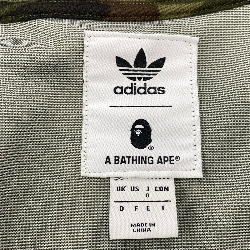 【中古品】【メンズ】 A BATHING APE アベイシングエイプ×ADIDAS アディダス DP0183 BAPE TRACK TOP ベイプ トラック トップ 長袖 142-260821-cs-12-izu サイズ：O カラー：マルチ 万代Net店