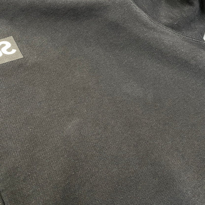 【中古品】【メンズ】 Supreme シュプリーム × COMME DES GARCONS SHIRT コムデギャルソンシャツ SPLIT BOX LOGO HOODED SWEATSHIRT ロゴ パーカー 149-260820-as-04-izu サイズ：L カラー：ブラック 万代Net店