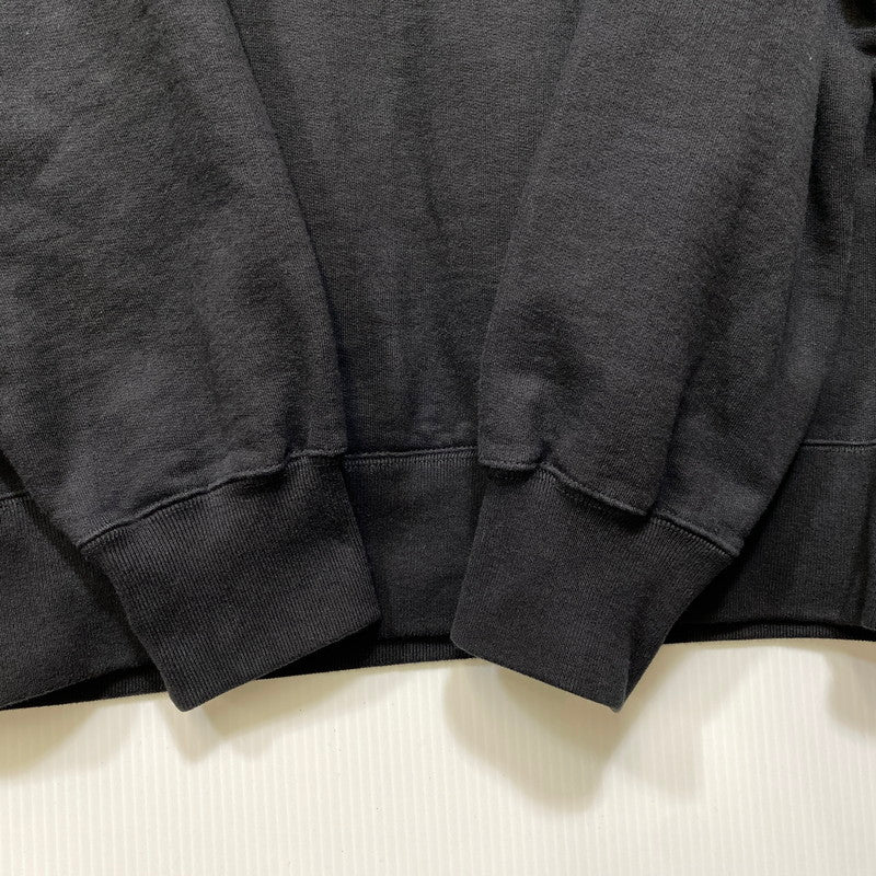 【中古品】【メンズ】 Supreme シュプリーム × COMME DES GARCONS SHIRT コムデギャルソンシャツ SPLIT BOX LOGO HOODED SWEATSHIRT ロゴ パーカー 149-260820-as-04-izu サイズ：L カラー：ブラック 万代Net店
