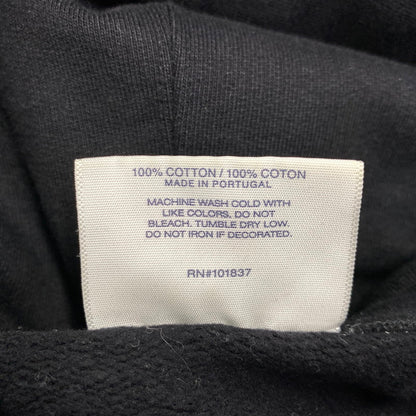 【中古品】【メンズ】 Supreme シュプリーム × COMME DES GARCONS SHIRT コムデギャルソンシャツ SPLIT BOX LOGO HOODED SWEATSHIRT ロゴ パーカー 149-260820-as-04-izu サイズ：L カラー：ブラック 万代Net店