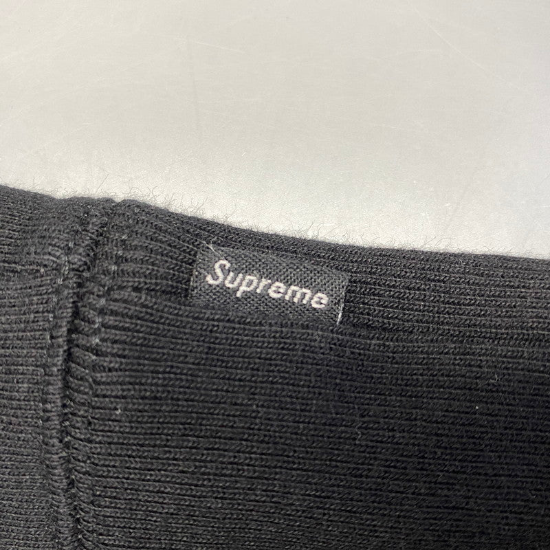 【中古品】【メンズ】 Supreme シュプリーム × COMME DES GARCONS SHIRT コムデギャルソンシャツ SPLIT BOX LOGO HOODED SWEATSHIRT ロゴ パーカー 149-260820-as-04-izu サイズ：L カラー：ブラック 万代Net店