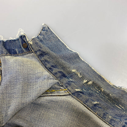 【現状渡し品】【メンズ】 LEVI'S リーバイス 507XX 刻印無し 紙パッチ 両面タブ BIG E 均等 V 2ND DENIM JACKET デニム ジャケット アウター 146-260820-kh-01-izu カラー：インディゴ 万代Net店