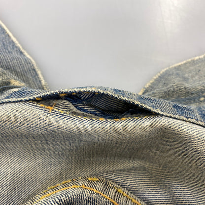 【現状渡し品】【メンズ】 LEVI'S リーバイス 507XX 刻印無し 紙パッチ 両面タブ BIG E 均等 V 2ND DENIM JACKET デニム ジャケット アウター 146-260820-kh-01-izu カラー：インディゴ 万代Net店