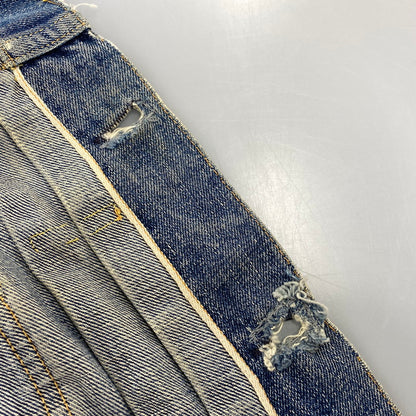 【現状渡し品】【メンズ】 LEVI'S リーバイス 507XX 刻印無し 紙パッチ 両面タブ BIG E 均等 V 2ND DENIM JACKET デニム ジャケット アウター 146-260820-kh-01-izu カラー：インディゴ 万代Net店