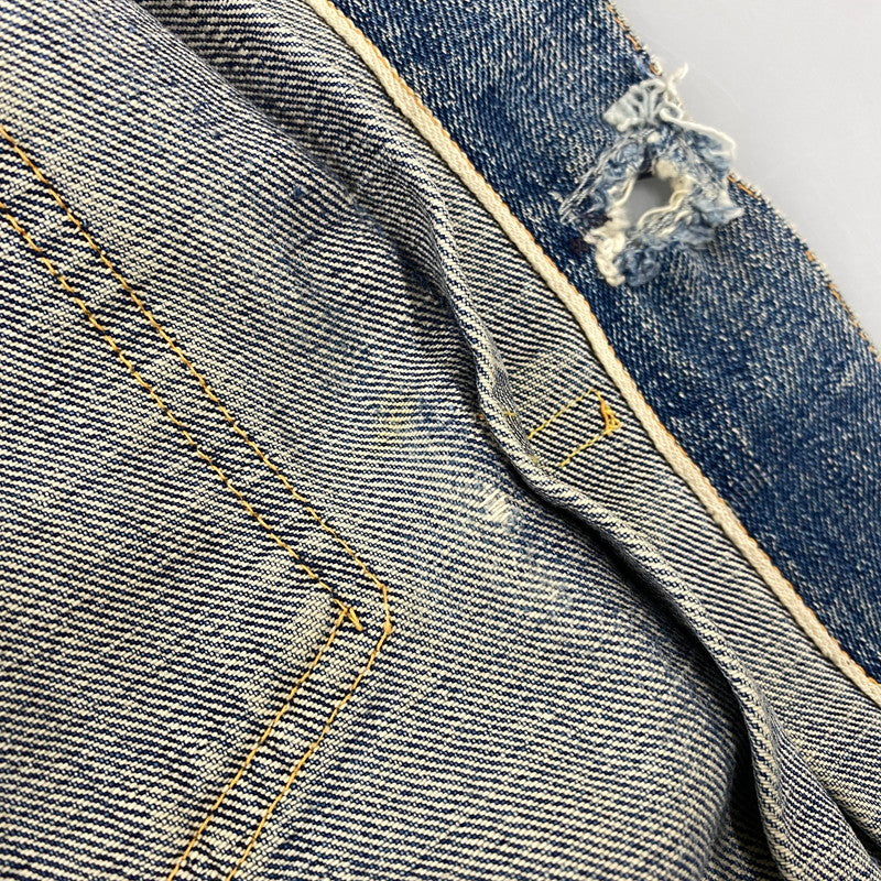 【現状渡し品】【メンズ】 LEVI'S リーバイス 507XX 刻印無し 紙パッチ 両面タブ BIG E 均等 V 2ND DENIM JACKET デニム ジャケット アウター 146-260820-kh-01-izu カラー：インディゴ 万代Net店