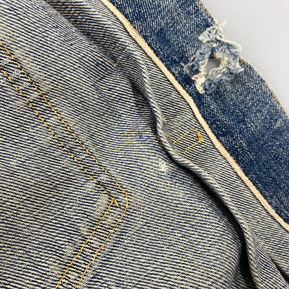 【現状渡し品】【メンズ】 LEVI'S リーバイス 507XX 刻印無し 紙パッチ 両面タブ BIG E 均等 V 2ND DENIM JACKET デニム ジャケット アウター 146-260820-kh-01-izu カラー：インディゴ 万代Net店