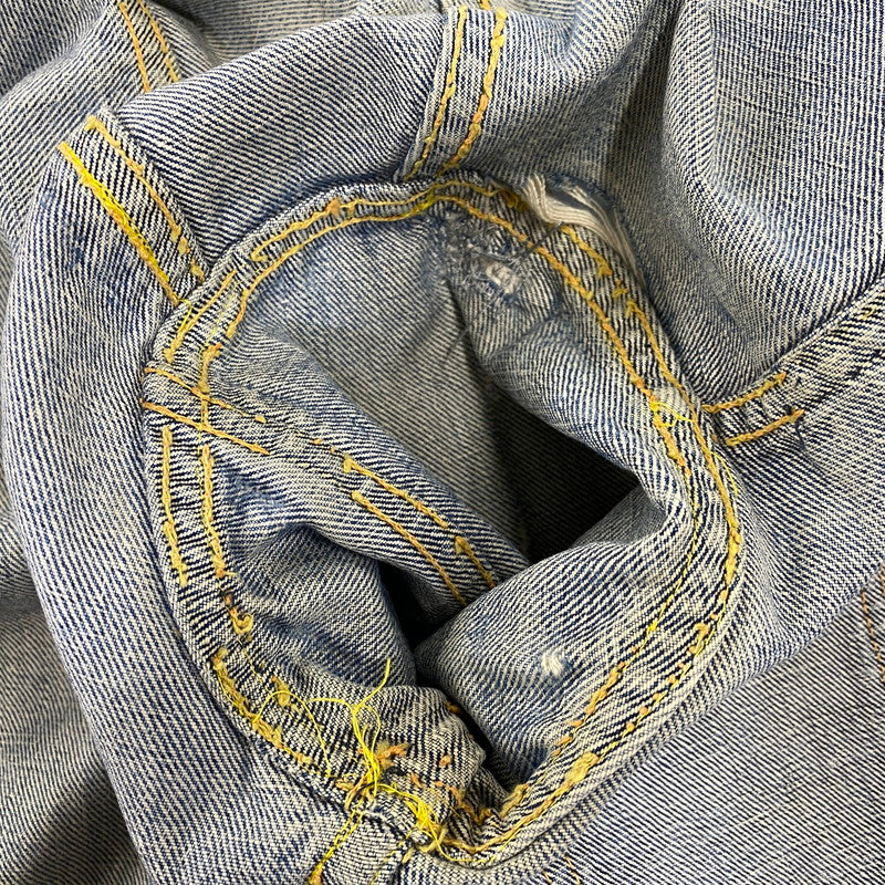 【現状渡し品】【メンズ】 LEVI'S リーバイス 507XX 刻印無し 紙パッチ 両面タブ BIG E 均等 V 2ND DENIM JACKET デニム ジャケット アウター 146-260820-kh-01-izu カラー：インディゴ 万代Net店