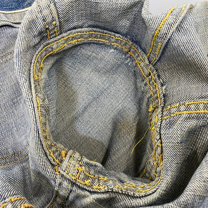 【現状渡し品】【メンズ】 LEVI'S リーバイス 507XX 刻印無し 紙パッチ 両面タブ BIG E 均等 V 2ND DENIM JACKET デニム ジャケット アウター 146-260820-kh-01-izu カラー：インディゴ 万代Net店