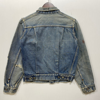 【現状渡し品】【メンズ】 LEVI'S リーバイス 507XX 刻印無し 紙パッチ 両面タブ BIG E 均等 V 2ND DENIM JACKET デニム ジャケット アウター 146-260820-kh-01-izu カラー：インディゴ 万代Net店