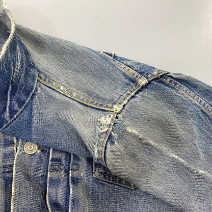 【現状渡し品】【メンズ】 LEVI'S リーバイス 507XX 刻印無し 紙パッチ 両面タブ BIG E 均等 V 2ND DENIM JACKET デニム ジャケット アウター 146-260820-kh-01-izu カラー：インディゴ 万代Net店
