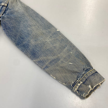 【現状渡し品】【メンズ】 LEVI'S リーバイス 507XX 刻印無し 紙パッチ 両面タブ BIG E 均等 V 2ND DENIM JACKET デニム ジャケット アウター 146-260820-kh-01-izu カラー：インディゴ 万代Net店