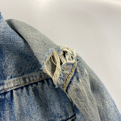 【現状渡し品】【メンズ】 LEVI'S リーバイス 507XX 刻印無し 紙パッチ 両面タブ BIG E 均等 V 2ND DENIM JACKET デニム ジャケット アウター 146-260820-kh-01-izu カラー：インディゴ 万代Net店