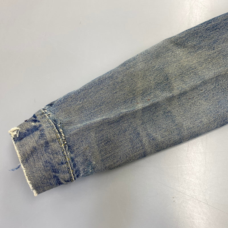 【現状渡し品】【メンズ】 LEVI'S リーバイス 507XX 刻印無し 紙パッチ 両面タブ BIG E 均等 V 2ND DENIM JACKET デニム ジャケット アウター 146-260820-kh-01-izu カラー：インディゴ 万代Net店