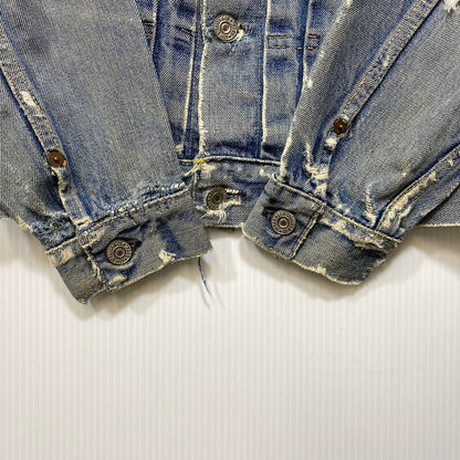 【現状渡し品】【メンズ】 LEVI'S リーバイス 507XX 刻印無し 紙パッチ 両面タブ BIG E 均等 V 2ND DENIM JACKET デニム ジャケット アウター 146-260820-kh-01-izu カラー：インディゴ 万代Net店