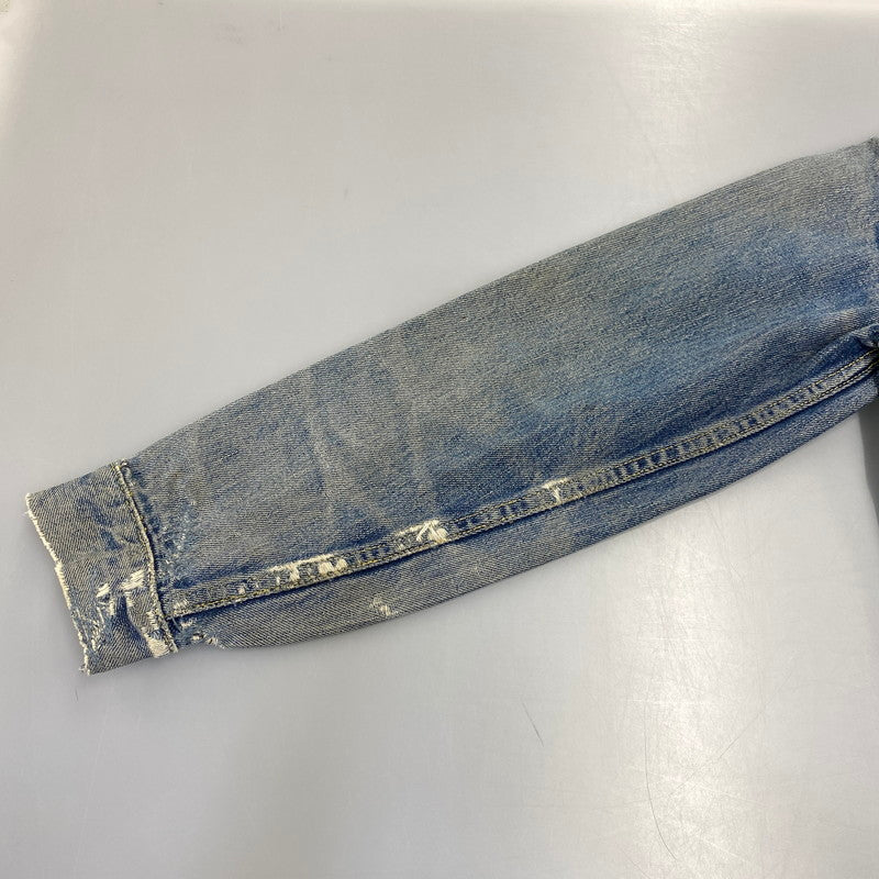 【現状渡し品】【メンズ】 LEVI'S リーバイス 507XX 刻印無し 紙パッチ 両面タブ BIG E 均等 V 2ND DENIM JACKET デニム ジャケット アウター 146-260820-kh-01-izu カラー：インディゴ 万代Net店