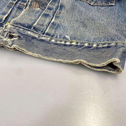 【現状渡し品】【メンズ】 LEVI'S リーバイス 507XX 刻印無し 紙パッチ 両面タブ BIG E 均等 V 2ND DENIM JACKET デニム ジャケット アウター 146-260820-kh-01-izu カラー：インディゴ 万代Net店
